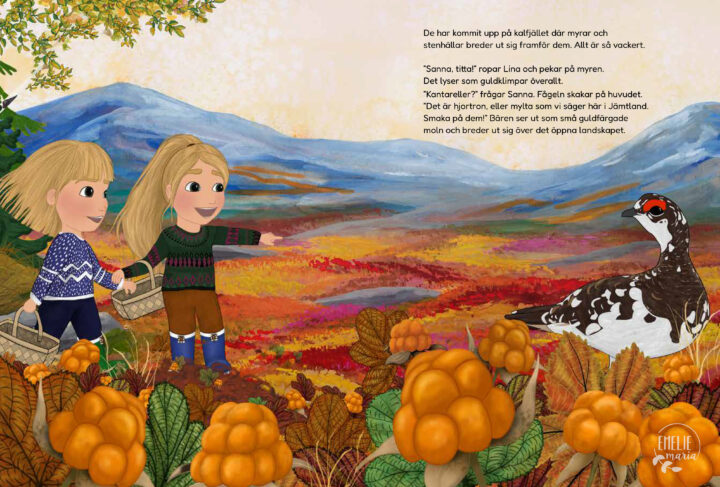 Spread from Lina and Sanna in the fells